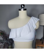Kona Sol Swim Top White Eyelet Size XS 0-2 NWT - $323.11 MXN