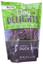Dog Delights Chewy Duck Sticks Treat 44 Oz EXP 11/2027 - $27.97