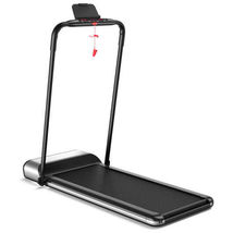 Ultra-thin Electric Folding Motorized Treadmill with LCD Monitor Low Noise - $213.07