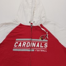 Arizona Cardinals NFL Team Apparel Womens L Red/White Full Zip Sweatshirt Hoodie image 6