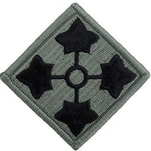 ACU PATCH - 4th INFANTRY DIVISION WITH HOOK &amp; LOOP NEW :KY23-10 - £3.16 GBP