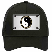 Yin And Yang Novelty Black Mesh License Plate Hat - $28.99