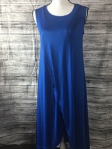 CW Classics Women’s  Crossover Tank Dress Size Small Blue New - $18.65