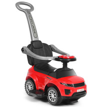 Honey Joy 3 in 1 Ride on Push Car Toddler Sliding Car Stroller w/Storage Red - £73.12 GBP