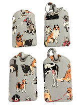 Vera Bradley &#39;Dog Show&#39; Luggage Tag / ID Tag NWT All Breeds Pups &amp; Dogs - £15.51 GBP