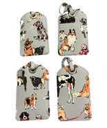 Vera Bradley &#39;Dog Show&#39; Luggage Tag / ID Tag NWT All Breeds Pups &amp; Dogs - £15.81 GBP