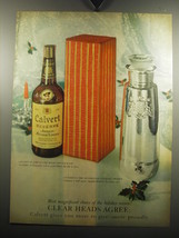1957 Calvert Reserve Whiskey Ad - Most magnificent choice of the holiday  - £14.53 GBP