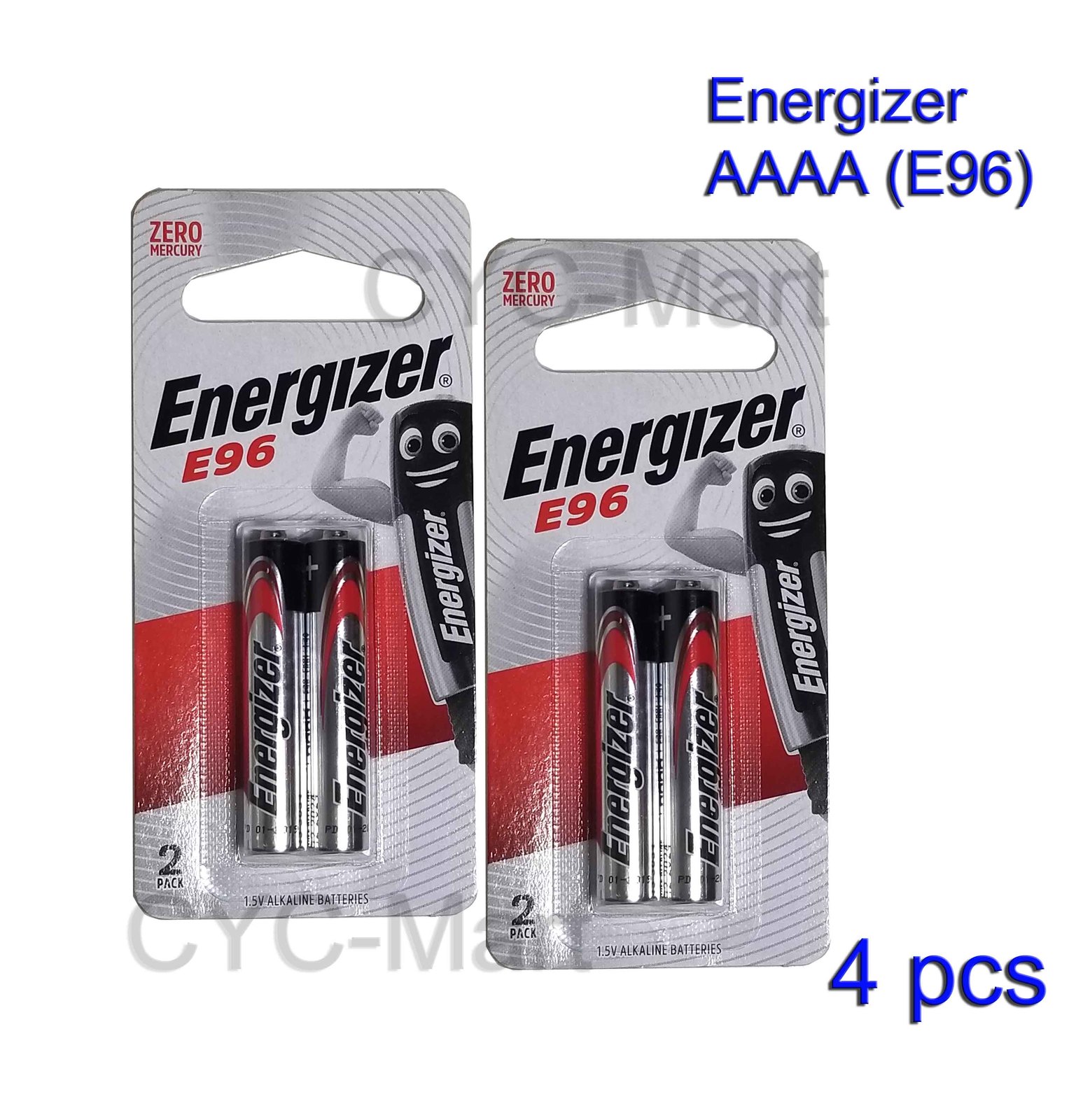 Primary image for ENergizer AAAA E96 alkaline battery 1.5 V 2 packs of 2, total 4 batteries