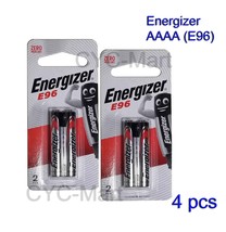 ENergizer AAAA E96 alkaline battery 1.5 V 2 packs of 2, total 4 batteries - £7.76 GBP