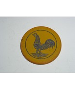 Vintage Poker Chip Chicken Early 1900&#39;s Clay or Clay Composite Bakelite? - $168.15 MXN