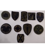 ARMY SHOULDER SLEEVE INSIGNIA - SSI LOT OF 20 DIFFERENT SUBDUED PATCHES ... - $18.82 CAD