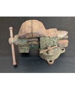 Blacksmith Vise Anvil American Scale Co. Small KC. MO 3&quot; Jaws Green - $70.11