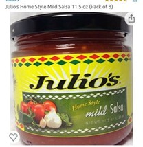 Julios Homestyle Mild Salsa! 11.5oz.  2 Pack Bundle.  - £22.08 GBP