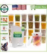 24-Pack 32oz Leak-Proof BPA-Free Food Storage Containers – Perfect for M... - $455.80 MXN