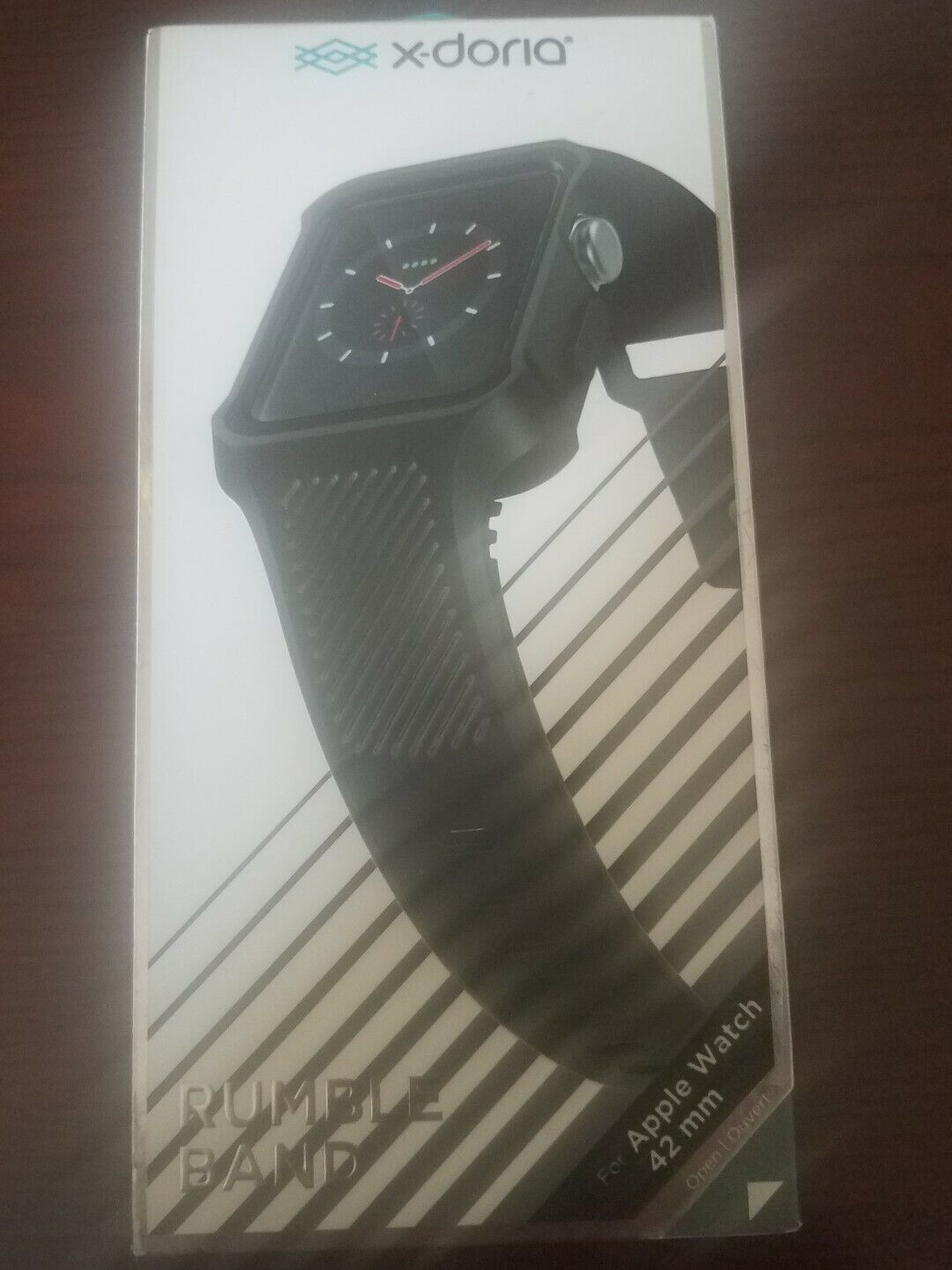 Primary image for X-Doria Rumble Band For Apple Watch 42mm Black-Brand New-SHIPS N 24 HOURS