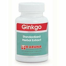 NEW Karuna Ginkgo Standardized Herbal Extract Supplement 60 Vegetarian C... - £14.02 GBP