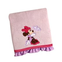 Disney Minnie Butterfly Dreams Coral Fleece Blanket - $12.99