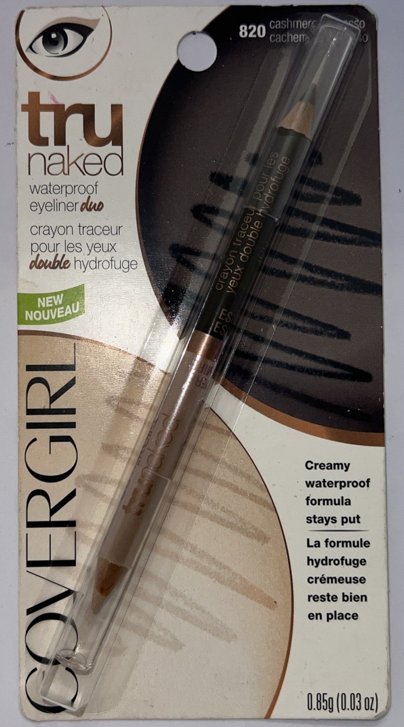 1- Covergirl Tru Naked Waterproof Eyeliner Duo #820 CASHMERE ESPRESSO Ne... - $39.59