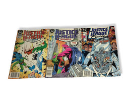 Justice League America #’s 38 &amp; 39 + Justice League Europe # 16 DC Comic... - £7.49 GBP