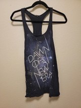 Truly Madly Deeply Black Tank Top Size Extra Small &quot;Dawn Of A New Era&quot; - £5.49 GBP