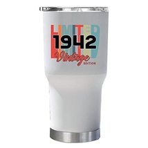 Limited Edition 1942 Colorful Tumbler 30oz Vintage Cup With Lid Gift For Women,  - £23.70 GBP