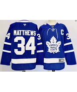 Maple Leafs #34 Auston Matthews Home Jersey Old Style Uniform Blue - $49.00
