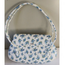 H.O.W. Floral Shoulder Bag Tote Bag Snap button closure Very Elegant - £45.62 GBP