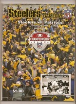 2005 AFC Championship Game Program Steelers Patriots - £73.49 GBP