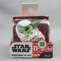 Star Wars Bounty Collection Grogu The Child Holiday Edition Blanket Pose NEW - £11.57 GBP