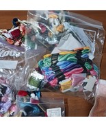 Floss Lot Embroidery Thread Skeins cross stitch Frame Lot - £21.42 GBP