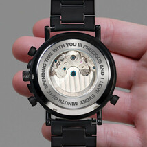 Personalized Wood Watch For Men | Automatic Wristwatch | Mechanical Wood... - $197.00