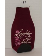 Laughter Is the Best Medicine drink Bottle coozie koozy coozy Koozie Ins... - $6.88 CAD