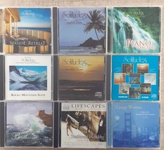 Solitudes Lifescape Gearge Winston CD Lot of 9 Seaside/ Retreat Vol. Ten - £14.00 GBP