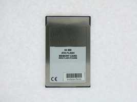 MEM-FLASH-PC64MB ATA FLASH MEMORY CARD PCMCIA - $72.24