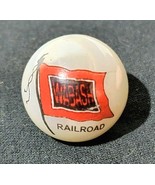 Vintage Wabash Railroad Marble White 1&quot; Glass Marble - $183.41 MXN