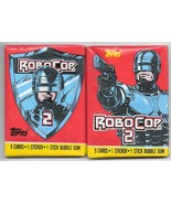 Robocop 2 Movie Two Trading Card Packs SEALED UNOPENED 1990 Topps - $1.99