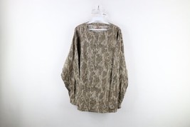 Vintage Mens 3XL Faded Mossy Oak Camouflage Long Sleeve Pocket T-Shirt Cotton - $59.35