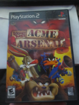 Looney Tunes ACME Arsenal Playstation 2 PS2 Complete CIB Manual - £7.45 GBP