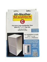 Perfect Pet Wall Kit for All Weather Dog Door, Extra Large, For 4.75&quot; to... - £31.49 GBP