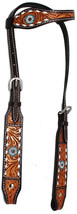 Horse Western Floral Tooled Show Tack Laced One Ear Bridle 78HR39HA - $49.49