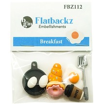 Buttons Galore Flatbackz Embellishments-Breakfast - £11.63 GBP