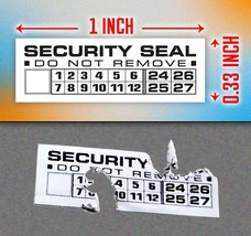 600 Ultra destructible warranty security sticker label seal 1x0.33 inch - $39.50