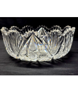 Vintage Imperial Glass 8.5&quot; Cut Crystal Bowl EAPG Pattern 499 - Circa 19... - €32,82 EUR