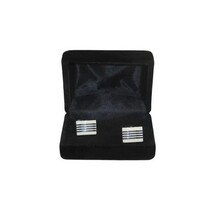 Men J.Valintin Cufflinks by Vitorofolo for French Cuff Shirt V29-35 White Silver image 3