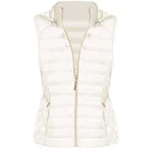 Women&#39;s Sleeveless Puffer Vest with Removable Hood - £60.23 GBP