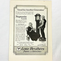 Vintage 1923 Lowe Brothers Paints &amp; Varnishes Print Ad Norman Rockwell D... - $6.62
