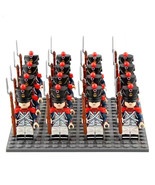 Medieval Napoleonic Wars French Fusilier Soldier Minifigure Blocks - Set... - £24.20 GBP