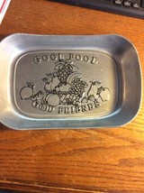 Wilton Armetale Good Food,Good Friends Bread Serving Plate - $18.29