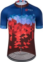 Gcrfl Men&#39;S Cycling Jersey Short Sleeve Biking Shirt With 3 Rear Pockets + - $36.99