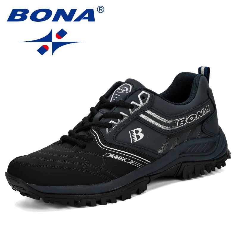 Best Sneakers BONA Men Running Shoes Men  Shoes Athletic Jogging Shoes Male Trai - $83.29